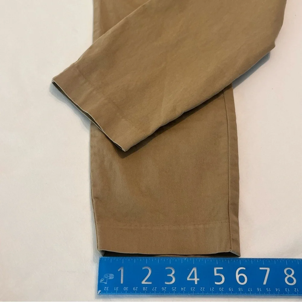 J.Crew Woman’s Andie Classic Khaki Chino Cotton Stretch Casual Pants size 12 NEW